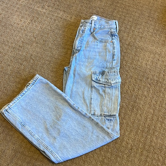 Denim Forum Denim - Denim Forum Farrah cargo jeans
